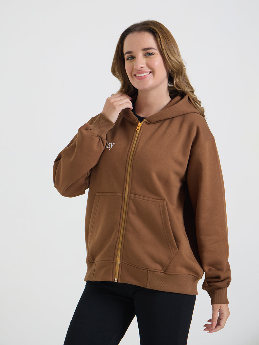 Chocolate Cloud Zip Hoodie