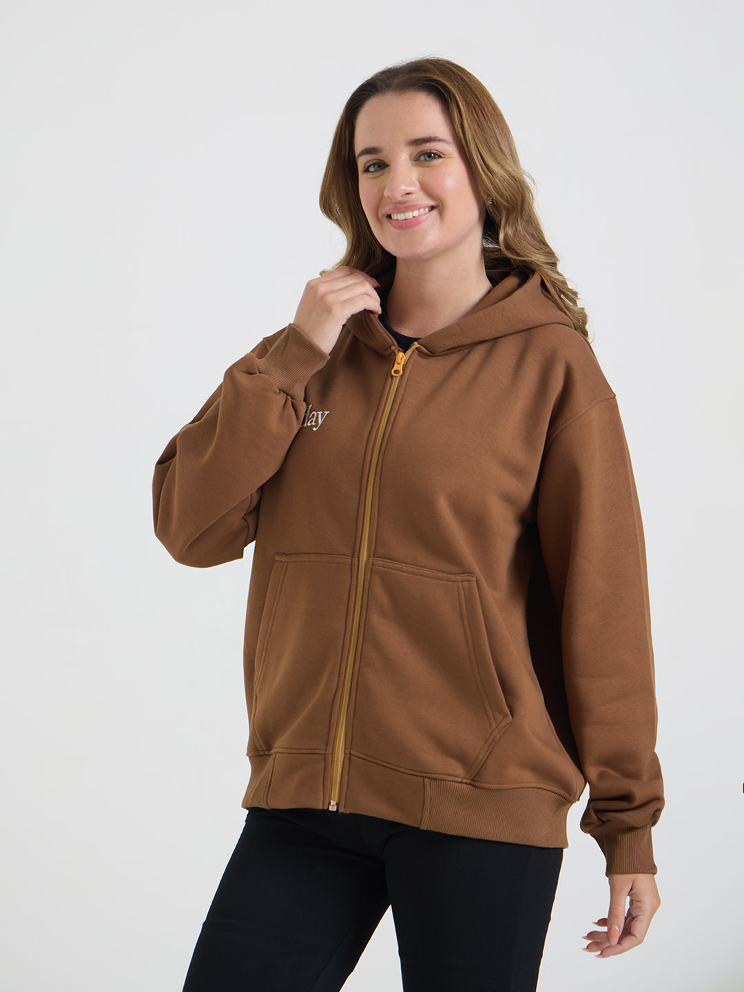 Chocolate Cloud Zip Hoodie