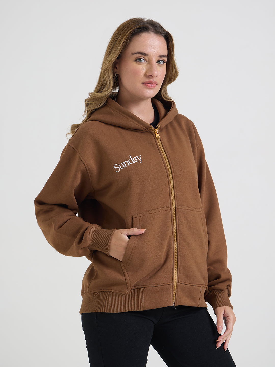 Chocolate Cloud Zip Hoodie