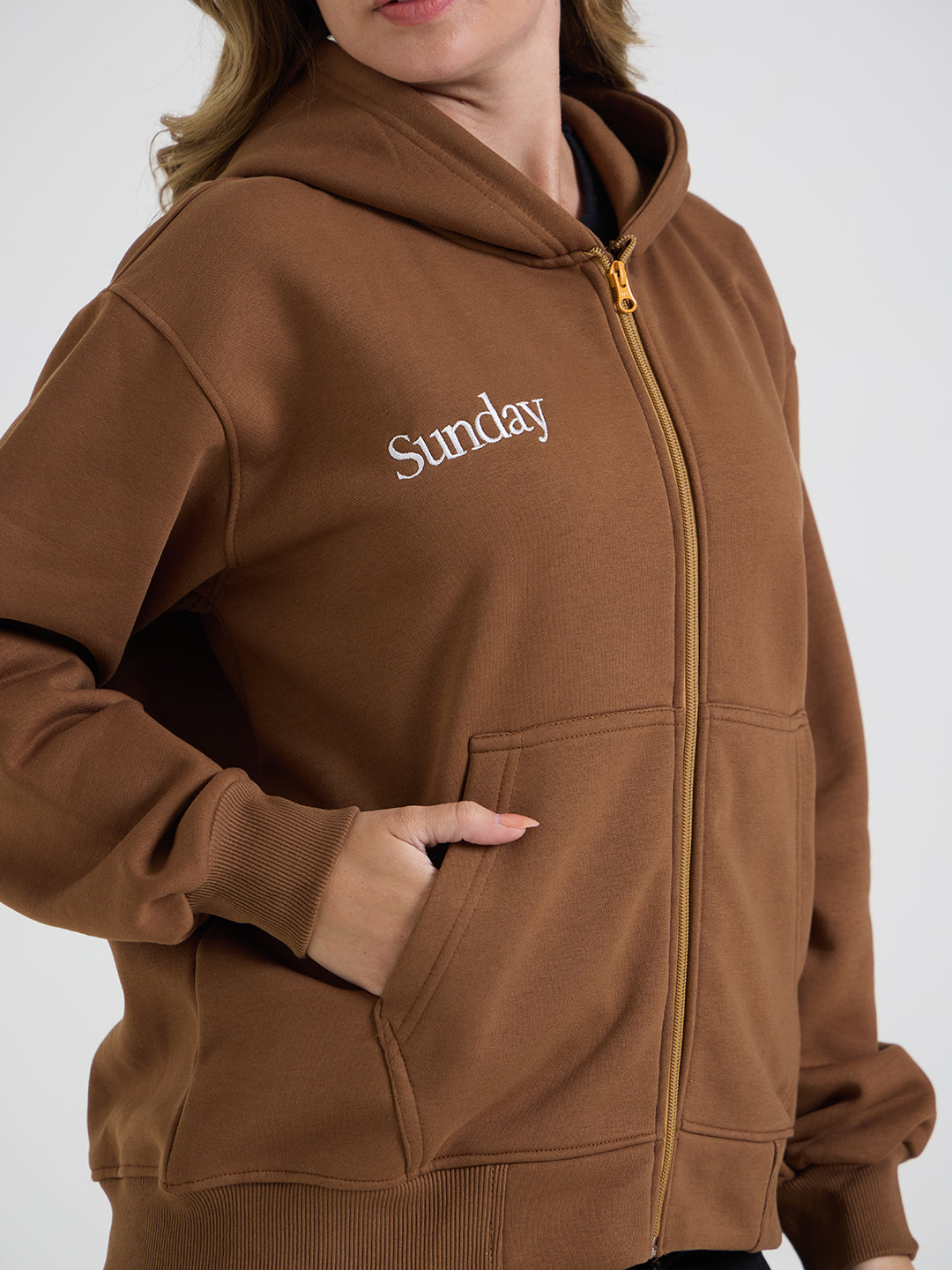 Chocolate Cloud Zip Hoodie